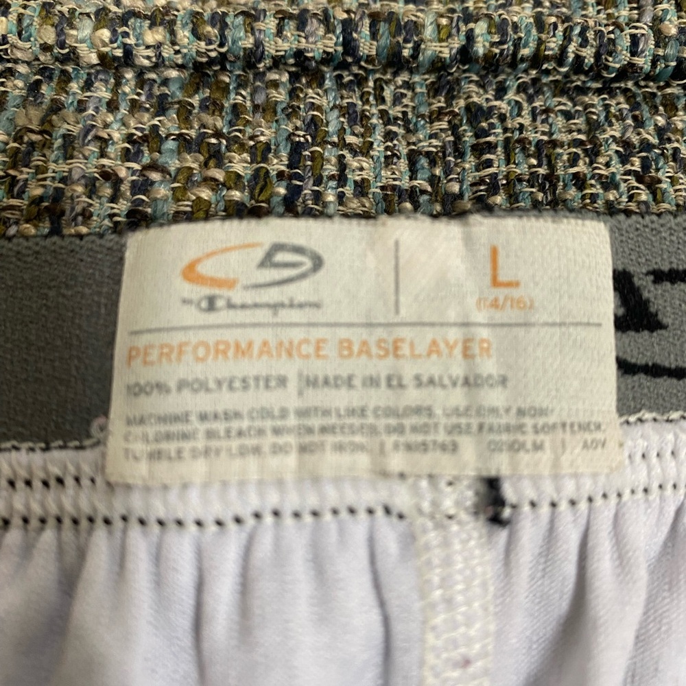 Champion C9 Performance Baselayer Pants/Leggings, Size Youth L (14/16), White - Picture 4 of 5